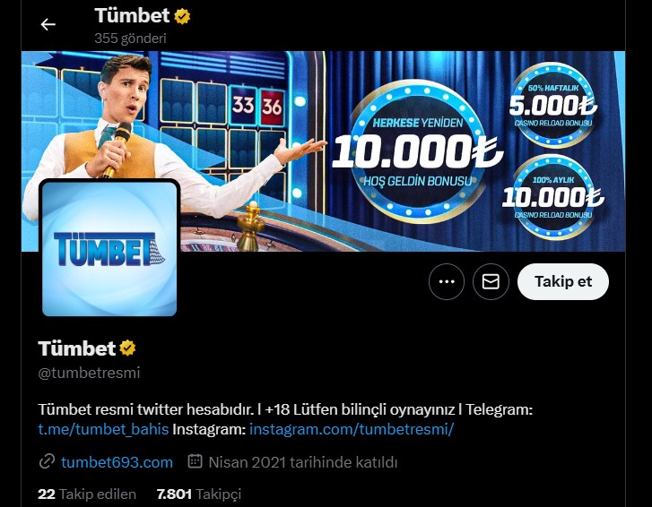 Tümbet Twitter